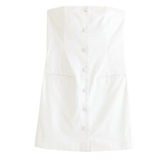 The A&F Mara Strapless Vest Dress white - Picture 1 of 6